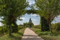 Observation tower in the vineyards of FloÃËrsheim-Wicker